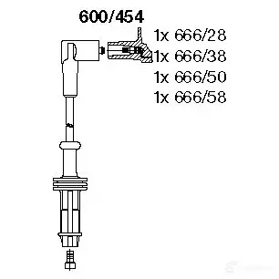 Высоковольтные провода зажигания BREMI 564587 4017534156024 DXLV G 600/454 изображение 0