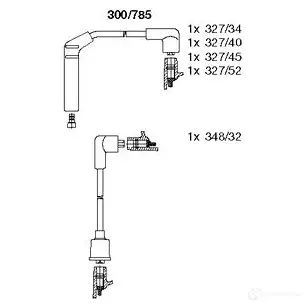 Высоковольтные провода зажигания BREMI 562209 CFQ 0Z 300/785 4017534125280