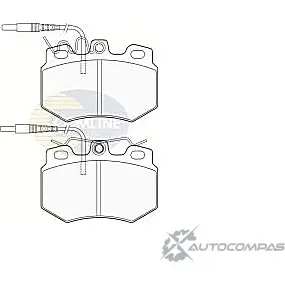 Тормозные колодки дисковые, комплект COMLINE B4T7S 2917608 20989 17.5 CBP1191 изображение 0