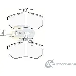 Тормозные колодки дисковые, комплект COMLINE CBP1511 2917657 20168 19.3 IOZ198 изображение 0
