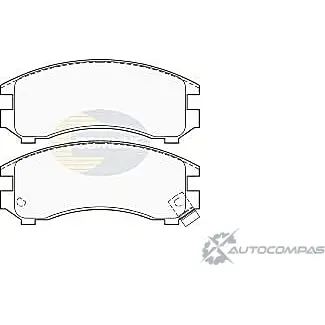 Тормозные колодки дисковые, комплект COMLINE 2917997 2 134416 CBP3385 UAWS7