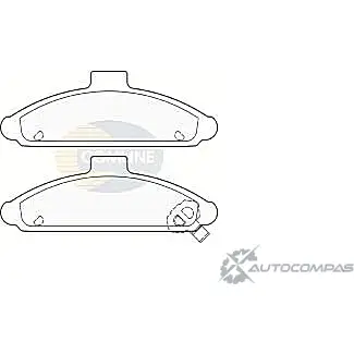 Тормозные колодки дисковые, комплект COMLINE 21 52916 2918101 CBP3806 TJINI66