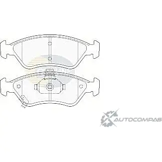 Тормозные колодки дисковые, комплект COMLINE HLL559 CBP3808 2918103 2345015 .5