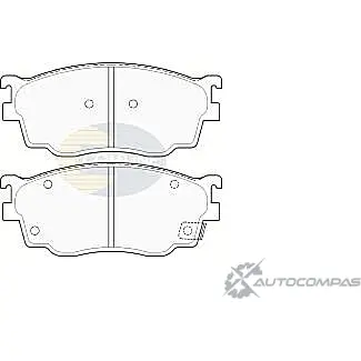 Тормозные колодки дисковые, комплект COMLINE F5IGXXM 21755 17 2918114 CBP3825