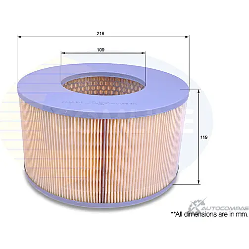Воздушный фильтр COMLINE 2921162 CTY12070 T WVJU изображение 0