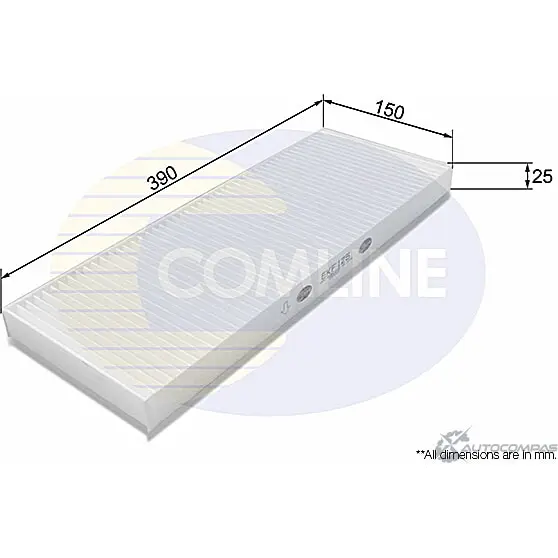 Салонный фильтр COMLINE M9U AX7 2923221 EKF125