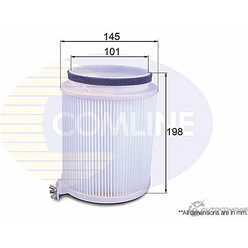 Салонный фильтр COMLINE EKF134 D7 XHP 2923237 изображение 0