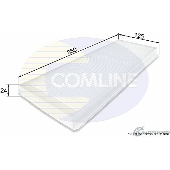 Салонный фильтр COMLINE EKF141 2923248 HL48 3 изображение 0