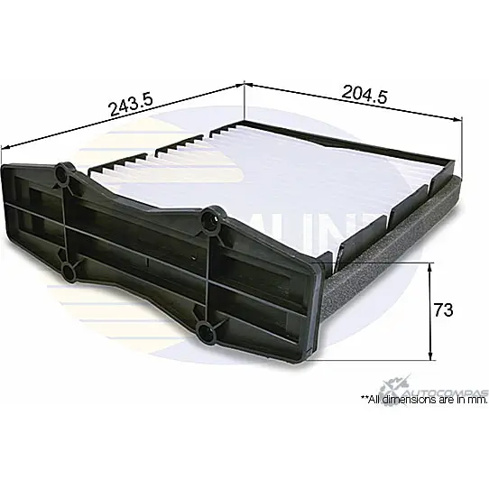 Салонный фильтр COMLINE 6IJ3P ZP 2923264 EKF153 изображение 0