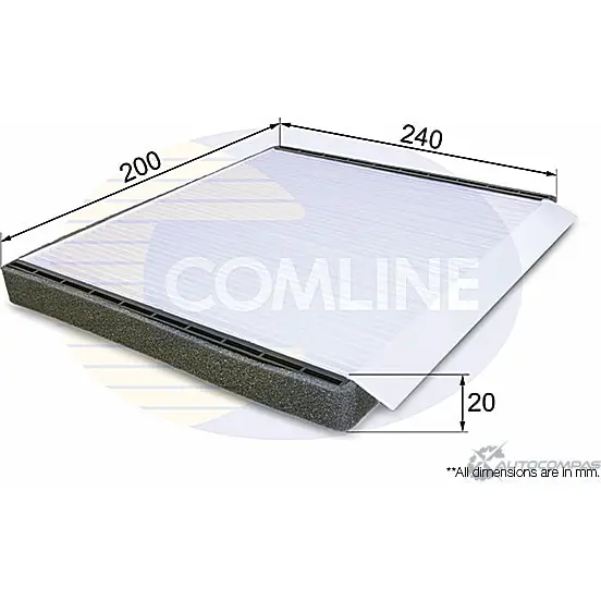 Салонный фильтр COMLINE 2923342 EKF203 NW 7L5AC