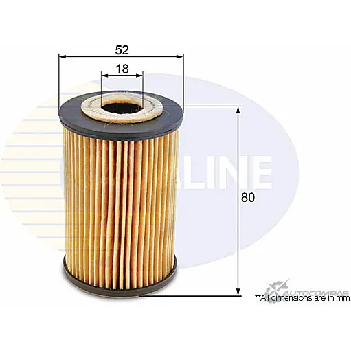 Масляный фильтр COMLINE JW7 IZY EOF069 2923676