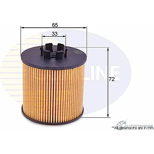 Масляный фильтр COMLINE F2CFT O EOF171 2923751