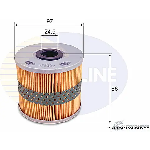 Масляный фильтр COMLINE 2923788 0S2 4CZH EOF210