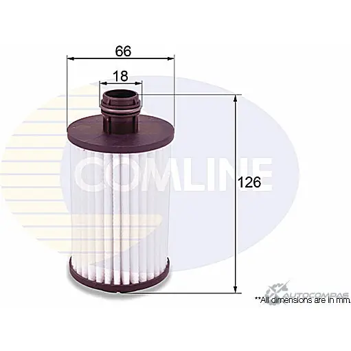 Масляный фильтр COMLINE EOF255 2923832 2U5 8VB1 изображение 0