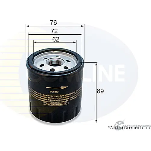 Масляный фильтр COMLINE 1P9HP4 A EOF282 2923858