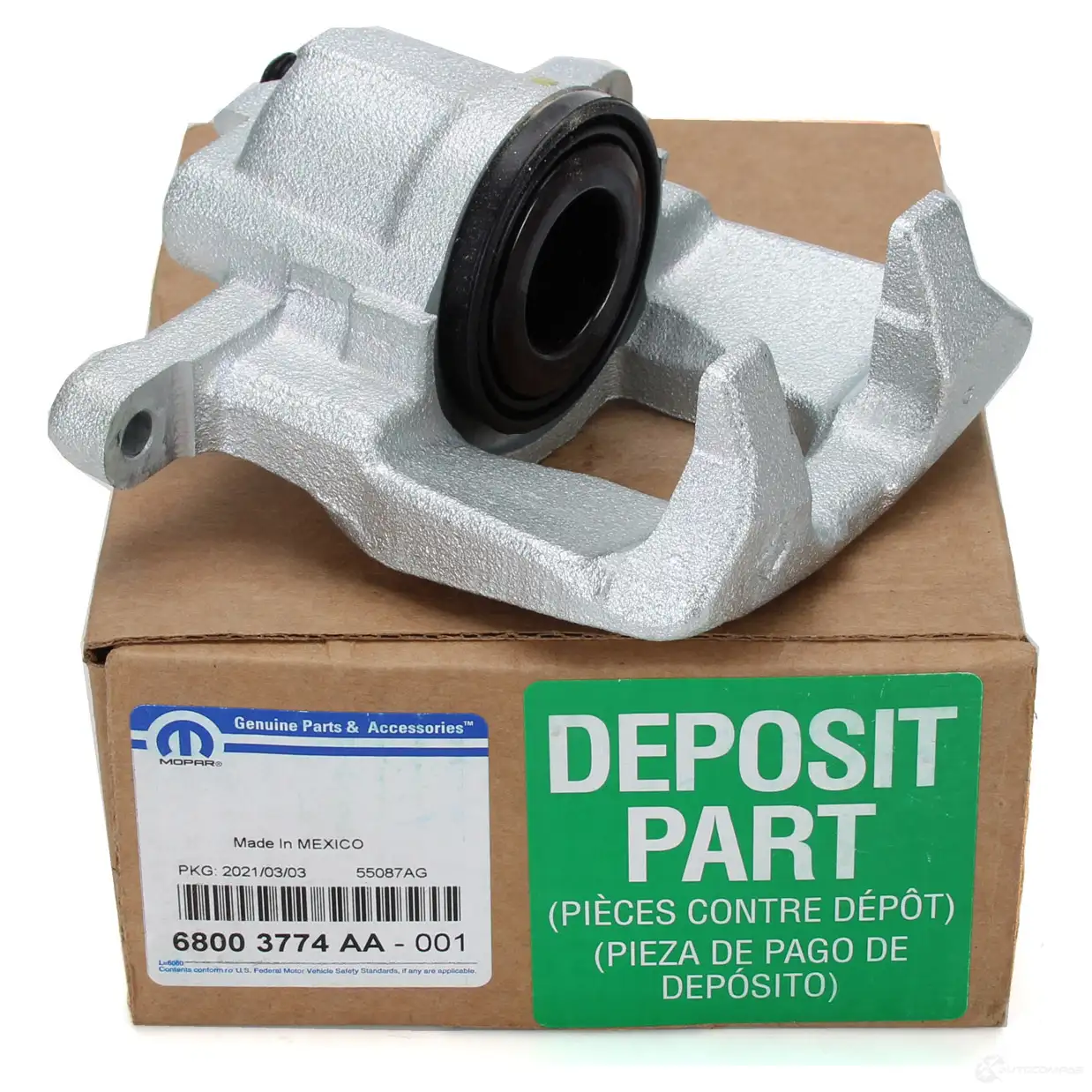 Тормозной суппорт CHRYSLER 6800 3774 AA LH4V YW 32112547 - Изображение 1