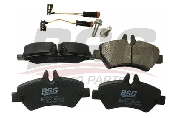 Тормозные колодки дисковые, комплект BSG Z 0J05T BSG 60-202-028 1440460111 изображение 0