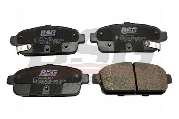 Тормозные колодки дисковые, комплект BSG 2GG SZR 1440460167 BSG 65-202-002