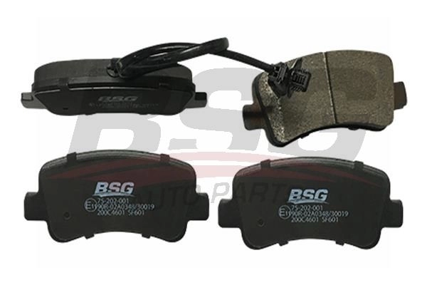 Тормозные колодки дисковые, комплект BSG S VT0MD 1424976913 8719822126691 BSG 75-200-002