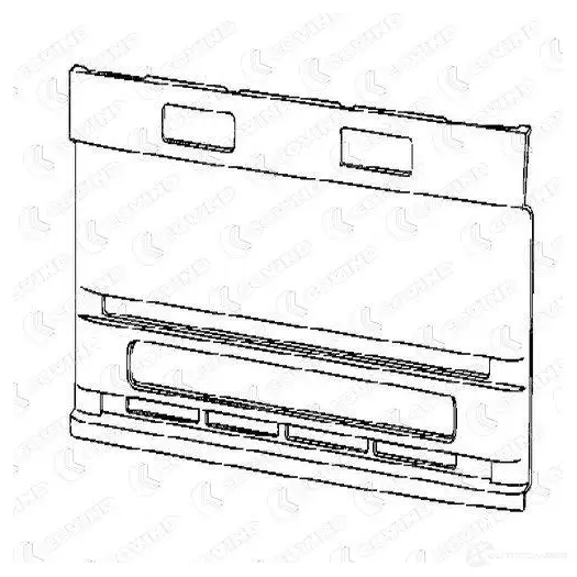 Решетка радиатора COVIND ESA 0YX9 1437365487 060145 - Изображение 1