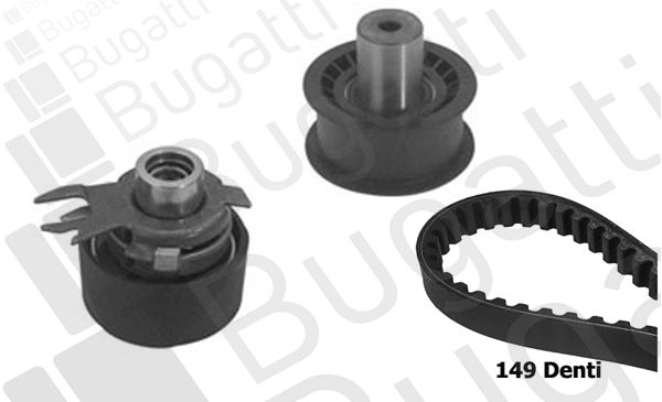 Комплект ремня ГРМ BUGATTI 1440433112 BKCD0049 83 QHXW изображение 0