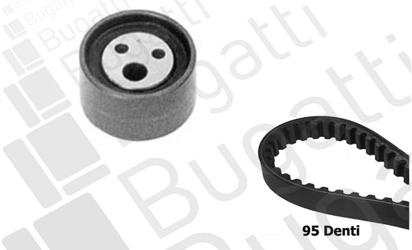 Комплект ремня ГРМ BUGATTI 1440433118 BKCD0057 PPAX 7N3