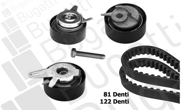 Комплект ремня ГРМ BUGATTI 1440433123 BKCD0064 BBT 1BL
