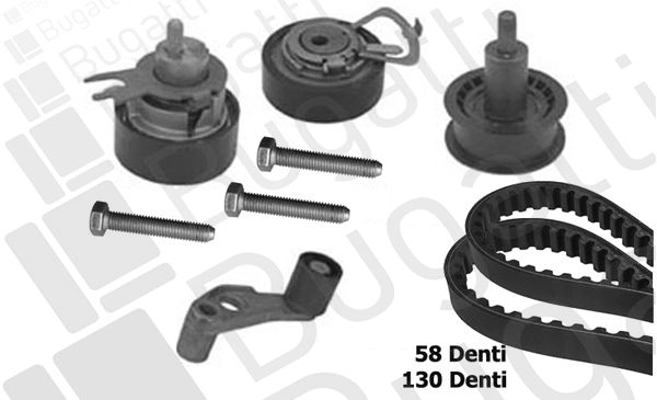 Комплект ремня ГРМ BUGATTI AAZW NBI BKCD0289 1440433239