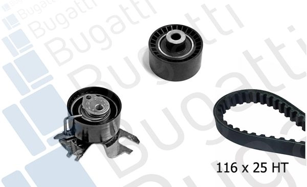 Комплект ремня ГРМ BUGATTI HAP QJP 1440433304 BKCD0468