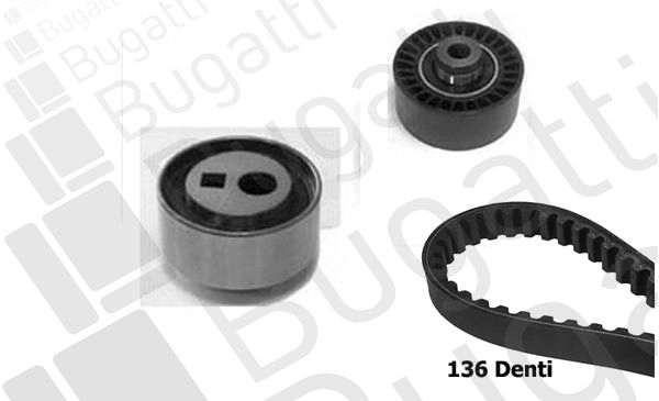 Комплект ремня ГРМ BUGATTI BKCD0609 1440433339 9 U717J