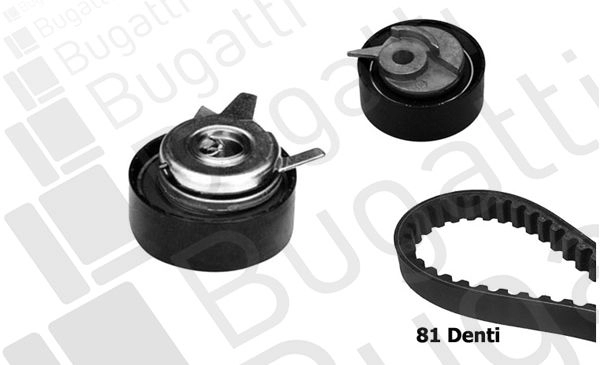 Комплект ремня ГРМ BUGATTI 1440433415 QIPHR 1 BKCD0750 изображение 0