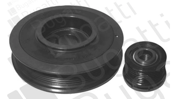 Шкив коленвала BUGATTI BPSD1036-ND AZQD Y 1440433617 изображение 0