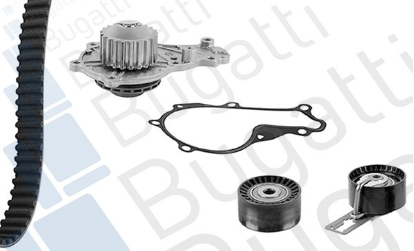 Комплект ремня ГРМ с помпой BUGATTI 1440434490 KBU10013D A 2TZEQ
