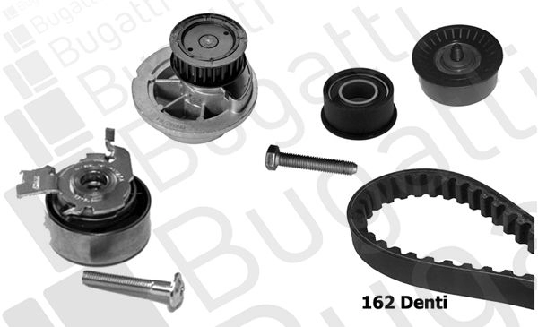 Комплект ремня ГРМ с помпой BUGATTI EYO5TH 2 1440434493 KBU10019C