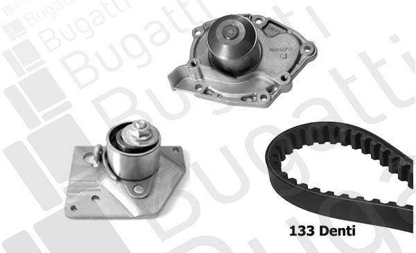 Комплект ремня ГРМ с помпой BUGATTI 1440434502 J LTEMK KBU10051A