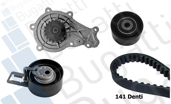 Комплект ремня ГРМ с помпой BUGATTI 1440434504 KBU10052B 4 N1LLK