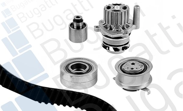 Комплект ремня ГРМ с помпой BUGATTI KBU10397A 1440434557 9 ZVNX4
