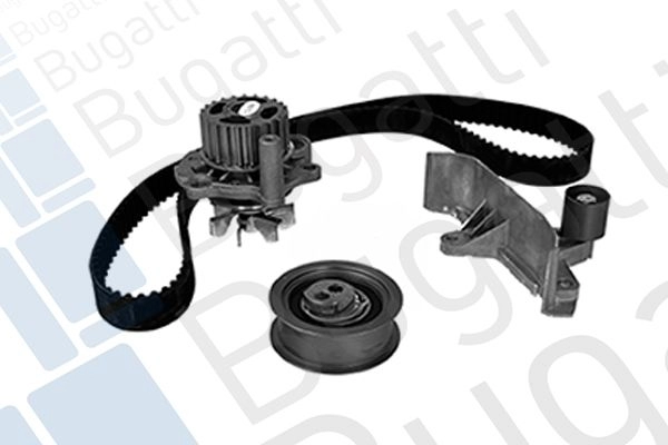 Комплект ремня ГРМ с помпой BUGATTI KBU5113E 1440434577 E64P SF8 изображение 0