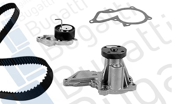 Комплект ремня ГРМ с помпой BUGATTI 4D 36NRS KBU6010A 1440434613