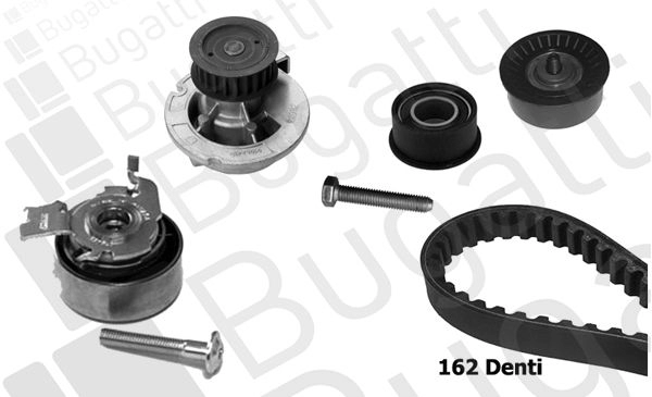 Комплект ремня ГРМ с помпой BUGATTI AZPJZI O 1440434620 KBU7213B