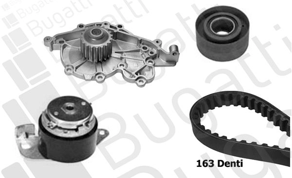 Комплект ремня ГРМ с помпой BUGATTI 1440434635 KBU7716A CR9 Q7