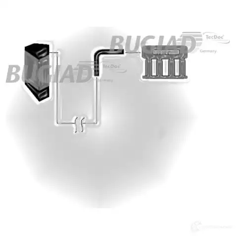 Патрубок интеркулера BUGIAD 1502550 87631 4043193876317 5DU XT - Изображение 1