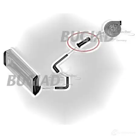 Патрубок интеркулера BUGIAD B4O JY2 1437325918 81900 - Изображение 1