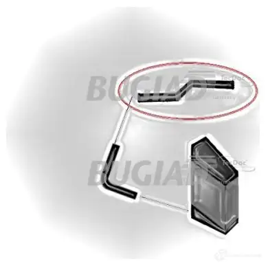 Патрубок интеркулера BUGIAD 4043193826381 1502321 Y8L T1UB 82638 - Изображение 1