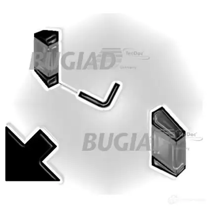Патрубок интеркулера BUGIAD 86650 3F SC7 1502516 4043193866509 - Изображение 1