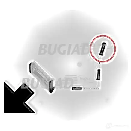 Патрубок интеркулера BUGIAD 1502483 4043193866165 MWA MJ0Q 86616 - Изображение 1