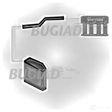 Патрубок интеркулера BUGIAD B6 X6IF 4043193866004 1502467 86600 изображение 1