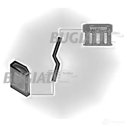 Патрубок интеркулера BUGIAD FHZ1PM 8 1502764 4043193887597 88759 - Изображение 1