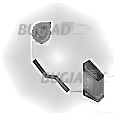 Патрубок интеркулера BUGIAD 3UG QYH 88488 1502592 4043193884886 - Изображение 1