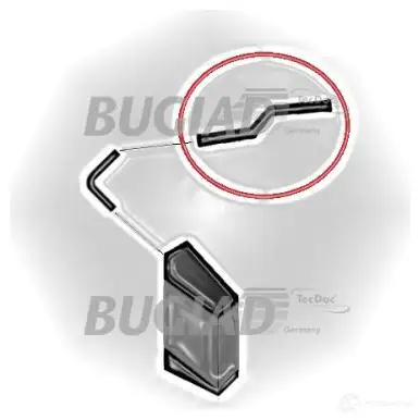 Патрубок интеркулера BUGIAD 4043193876126 87612 1502534 K3 B9YCI - Изображение 1